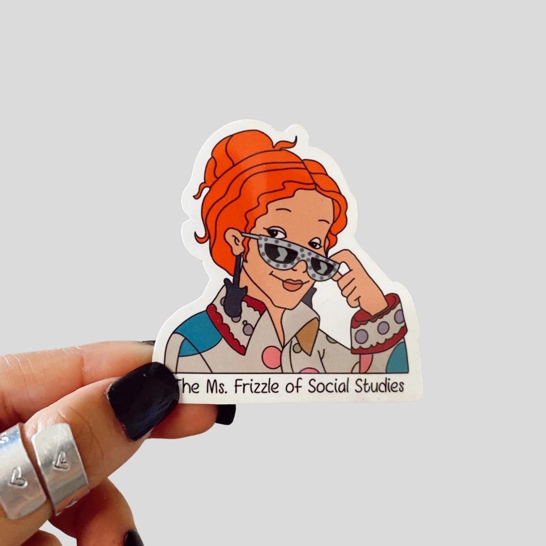 Ms. Frizzle of…Sticker / Magnet
